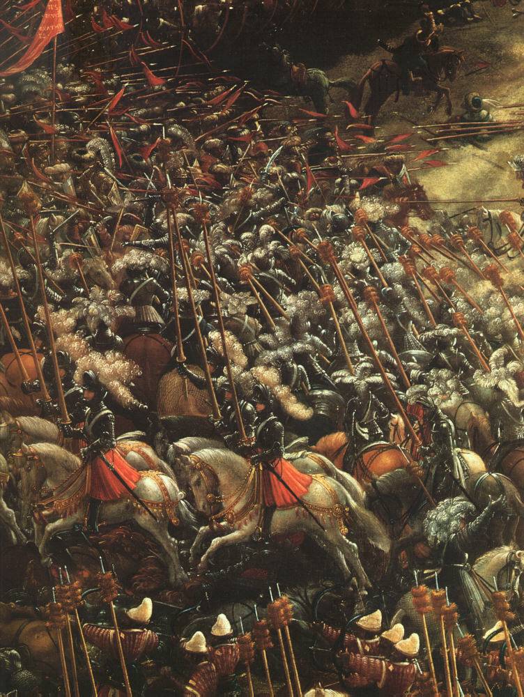 ALTDORFER, Albrecht The Battle of Alexander (detail)   bbb